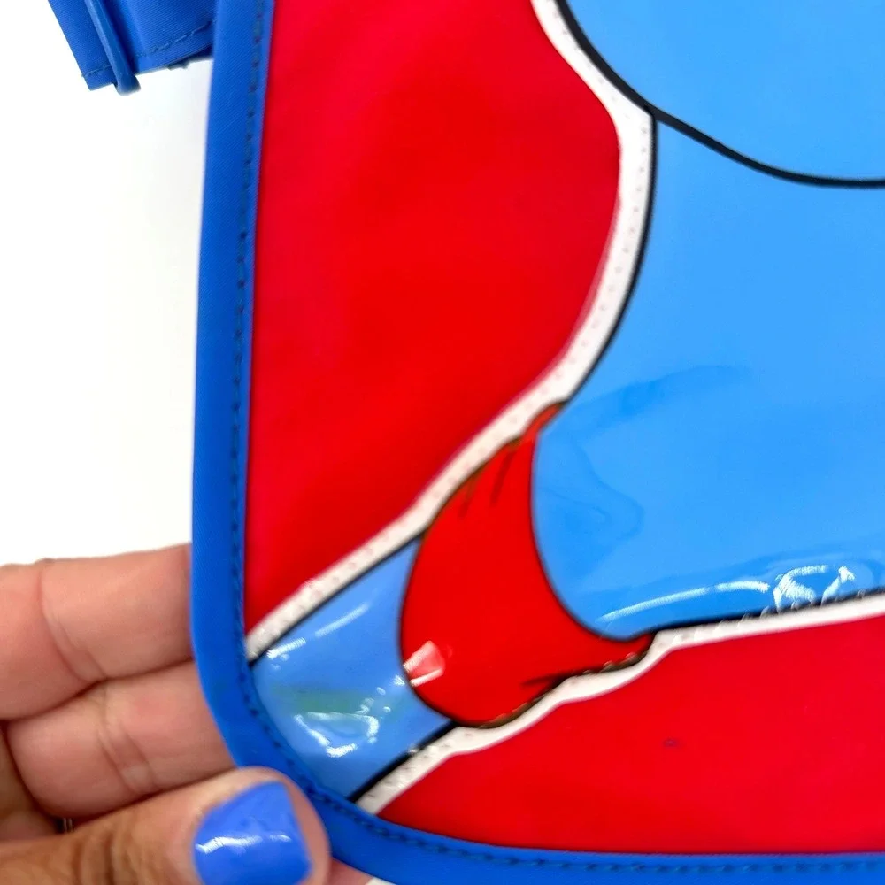 Vintage Disney Aladdin Messenger Bag Genie OS Red Blue Unisex Vintage 90s Bag